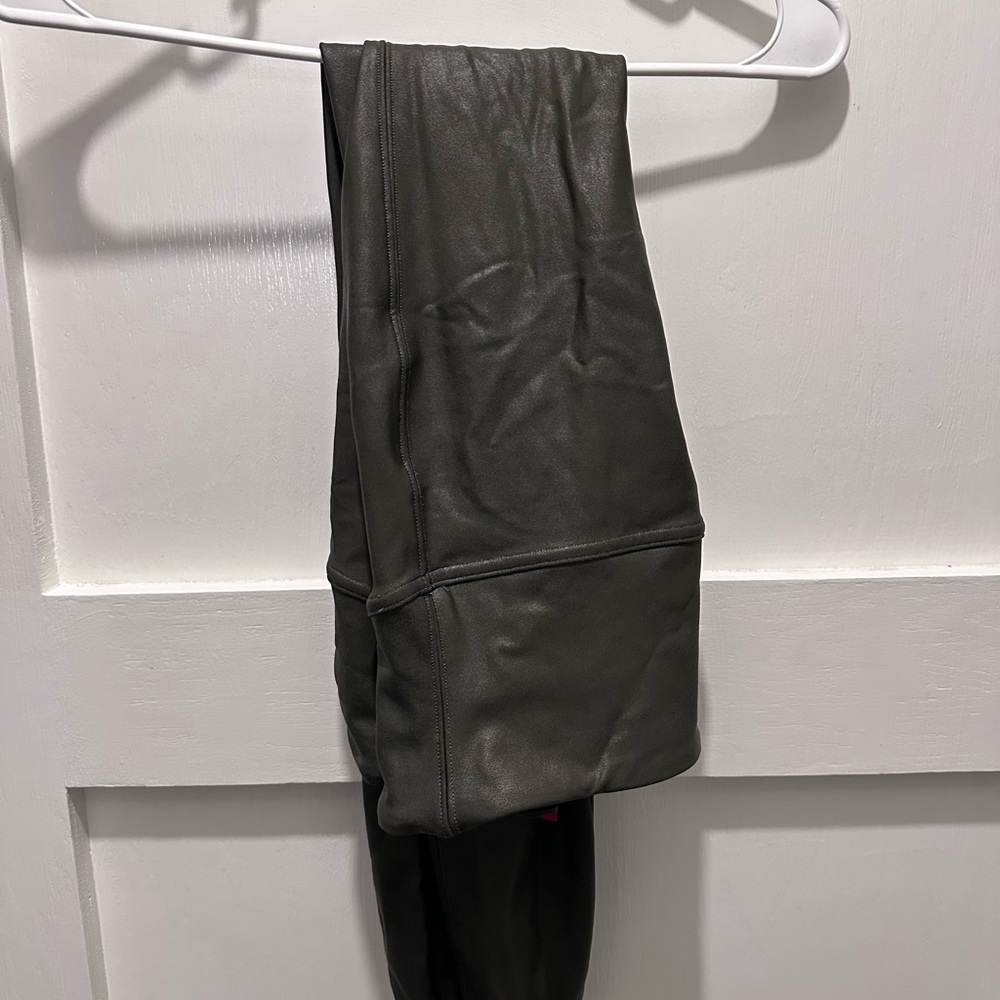 Spanx army green leggings